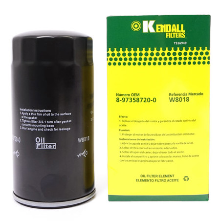 FILTRO ACEITE W8018 DMAX