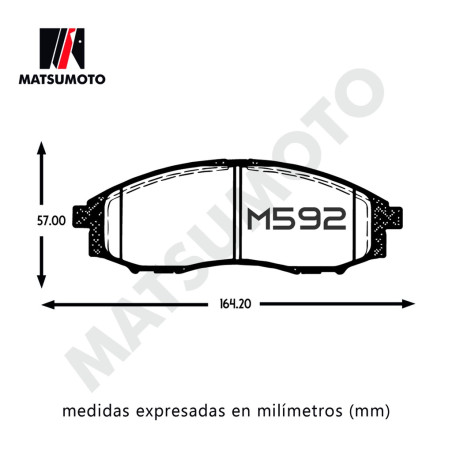 PASTILLA DE FRENO DELANTERA NISSAN TERRANO MURANO