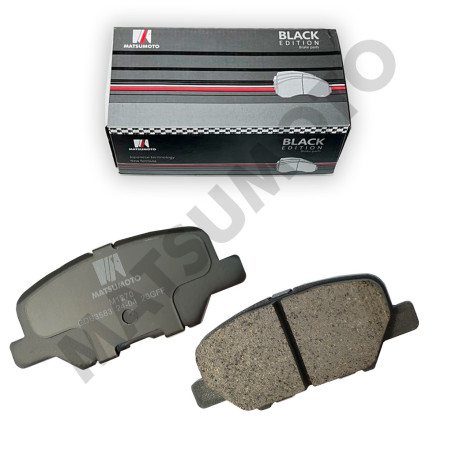 PASTILLA DE FRENO TRASERA CHANGAN MAZDA MITSUBISHI PEUGEOT LOW METAL BLACK EDITION
