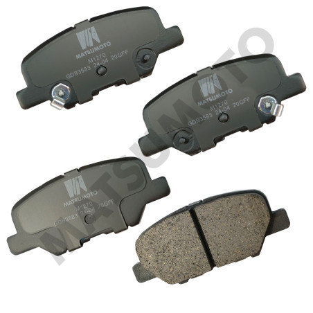 PASTILLA DE FRENO TRASERA CHANGAN MAZDA MITSUBISHI PEUGEOT LOW METAL BLACK EDITION