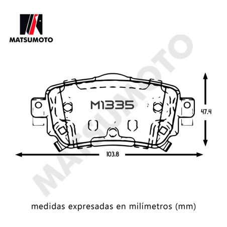 PASTILLA DE FRENO TRASERA NISSAN QASHQAI X-TRAIL LOW METAL BLACK EDITION