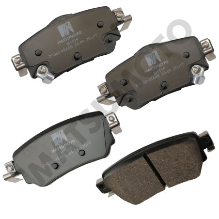 PASTILLA DE FRENO TRASERA NISSAN QASHQAI X-TRAIL LOW METAL BLACK EDITION