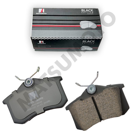 PASTILLA DE FRENO TRASERA CITROEN VOLKSWAGEN PEUGEOT RENAULT SKODA AUDI BRILLANCE LOW METAL BLACK EDITION