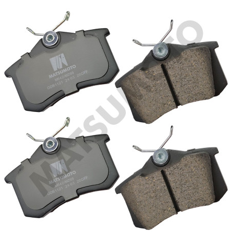PASTILLA DE FRENO TRASERA CITROEN VOLKSWAGEN PEUGEOT RENAULT SKODA AUDI BRILLANCE LOW METAL BLACK EDITION