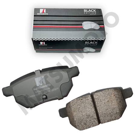 PASTILLA DE FRENO TRASERA TOYOTA FORD JAC SUZUKI GEELY CHANGAN BAIC LOW METAL BLACK EDITION