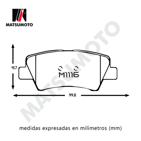 PASTILLA DE FRENO TRASERA SSANGYONG CHANGAN HYUNDAI KIA LOW METAL BLACK EDITION