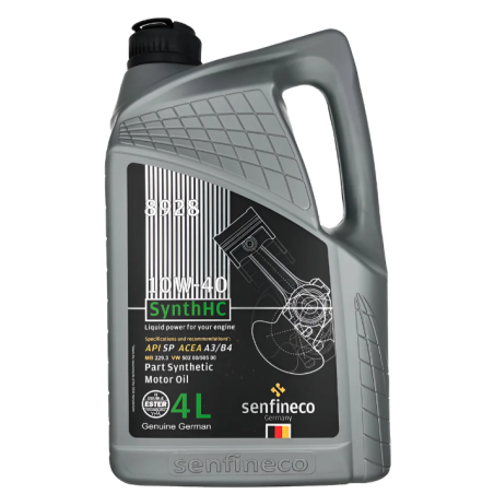 ACEITE SENFINECO 10W40 SINTETICO 4 LITROS API SP ACEA A3/B4