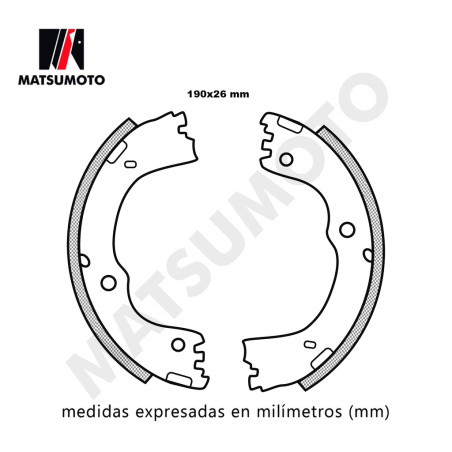BALATAS / PATINES DE FRENO KIA SPORTAGE HYUNDAI TUCSON
