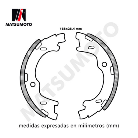 BALATAS / PATINES DE FRENO HYUNDAI TUCSON