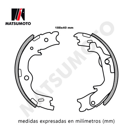 BALATAS / PATINES DE FRENO KIA SPORTAGE