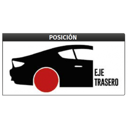 PASTILLA DE FRENO TRASERA MAXUS T60 SSANGYONG STAVIC HYUNDAI SANTA FE