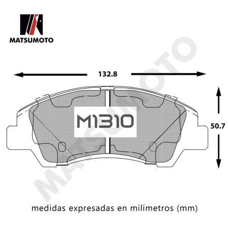PASTILLA DE FRENO DELANTERA HYUNDAI I10 ATOS