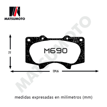 PASTILLA DE FRENO DELANTERA TOYOTA MITSUBISHI JAC T8