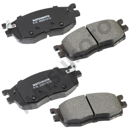 PASTILLA DE FRENO DELANTERA HYUNDAI ACCENT NEW KIA RIO JB