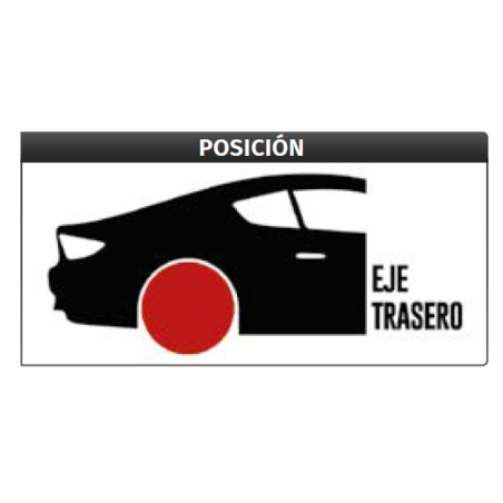 PASTILLA DE FRENO TRASERA DODGE JEEP CHRYSLER FIAT