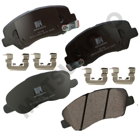 PASTILLA DE FRENO DELANTERA HYUNDAI KIA RENAULT LOW METAL BLACK EDITION