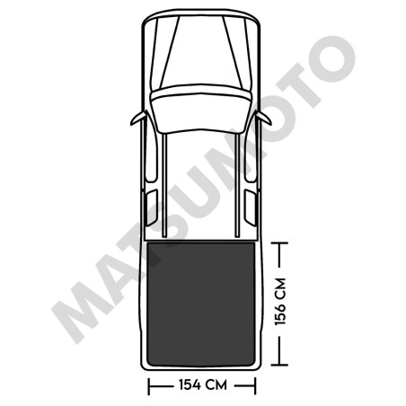LONA MARITIMA MITSUBISHI L200 2016 2023 RAM 1200 2018 2020 FIAT FULLBACK 2015 2018