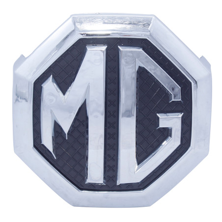 EMBLEMA MASCARA MG CON BORDES CROMADOS