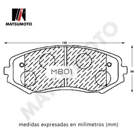 PASTILLA DE FRENO DELANTERA SUZUKI GRAND NOMADE GRAND VITARA 2005 2024