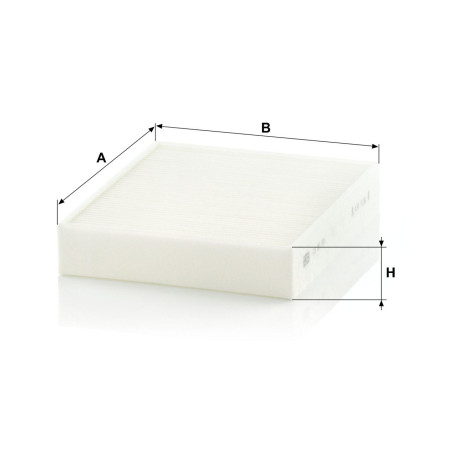 FILTRO MANN CU25001 CABINA POLEN BMW