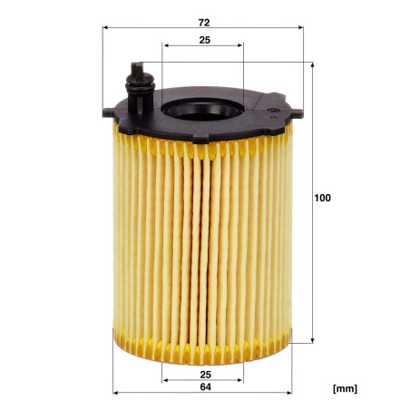 FILTRO MANN HU716/2X ELEMENTO CITROEN PEUGEOT