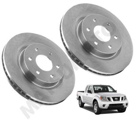 DISCO FRENO DELANTERO NISSAN NP300 2009 2015 C/U