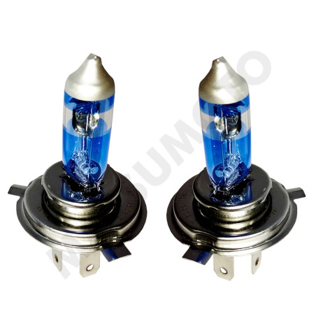SET AMPOLLETA HALOGENA H4 12V 60/55W BASE P43T COOLBLUE