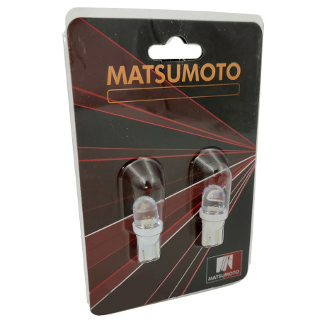 PAR AMPOLLETA T10 LED LUPA (COLA DE PESCADO)