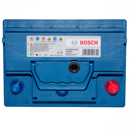 BATERIA 12VOLT 55AH AMPERES CCA460 BOSCH S4
