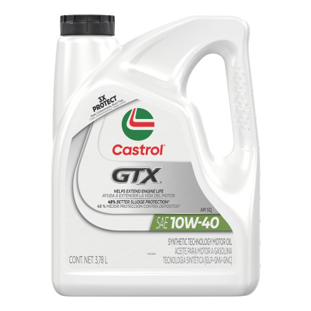 ACEITE CASTROL GTX 10W40 3.78 LITROS