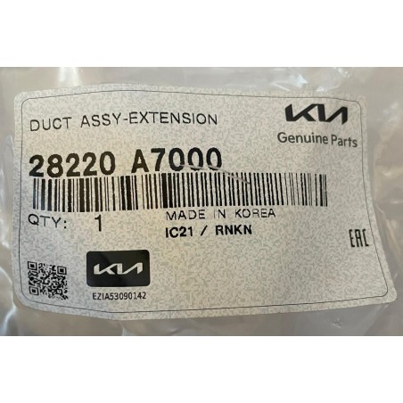CAMARA RESONADORA AIRE KIA CERATO 2013/2017 ORIGINAL OEM 28220A7000