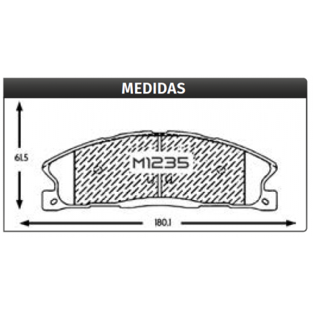 Pastillas de Freno Low Metal Black Edition Delanteras Para Ford Explorer 2013-2019 M1235